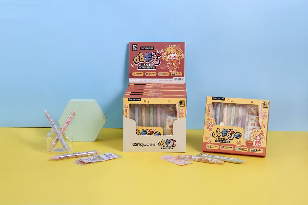 Hộp Viết Gel Đen 0.5Mm 5Pcs Lg-71268-2/71268-3 H/12 (Thnk037)