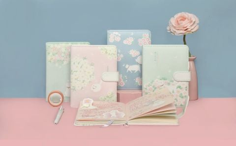 Sổ Bìa Da PU B6 192TR LG-80876