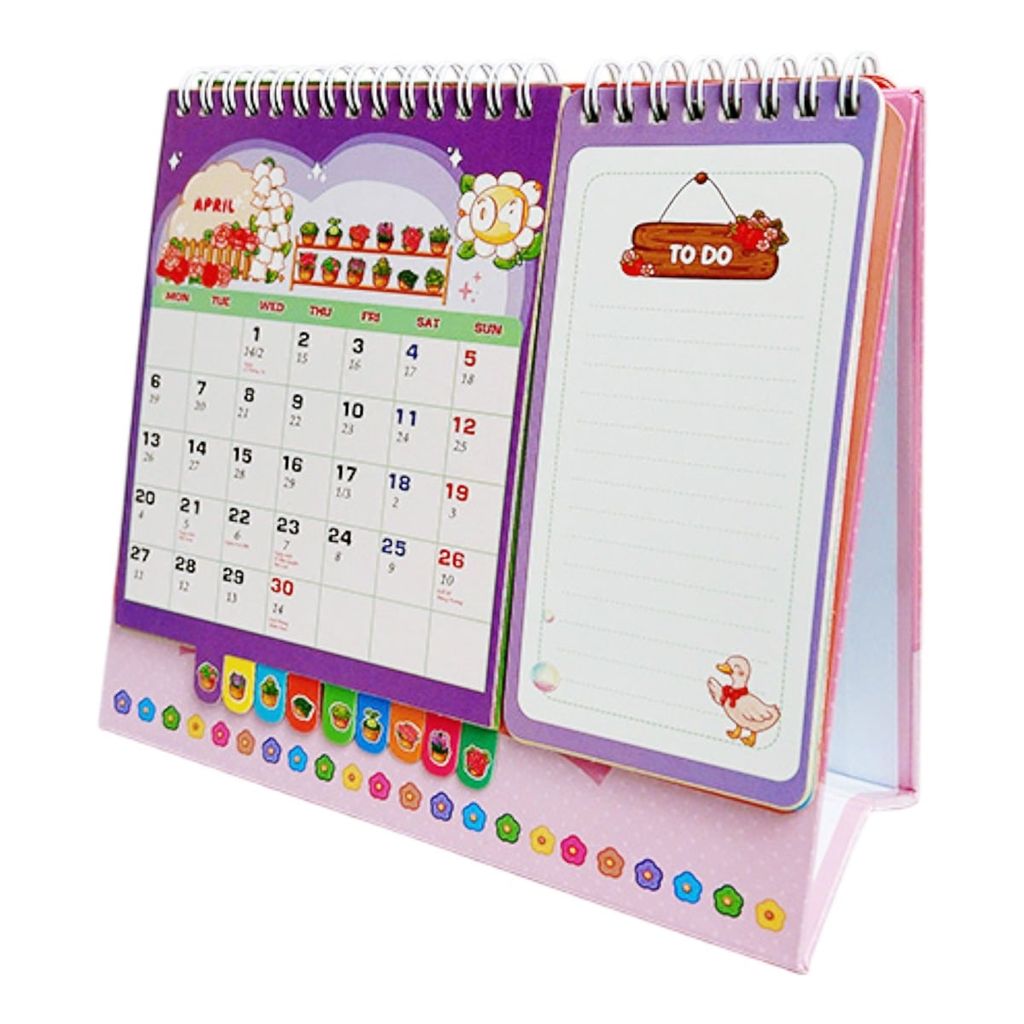 Lịch VHGDPN - Lịch Bàn 2026 - Vườn Hoa Thời Gian