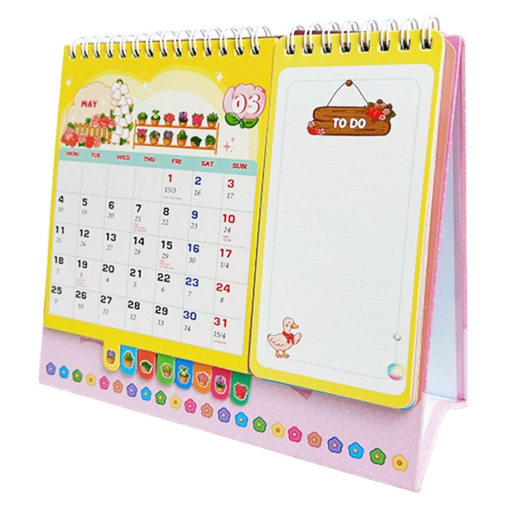 Lịch VHGDPN - Lịch Bàn 2026 - Vườn Hoa Thời Gian