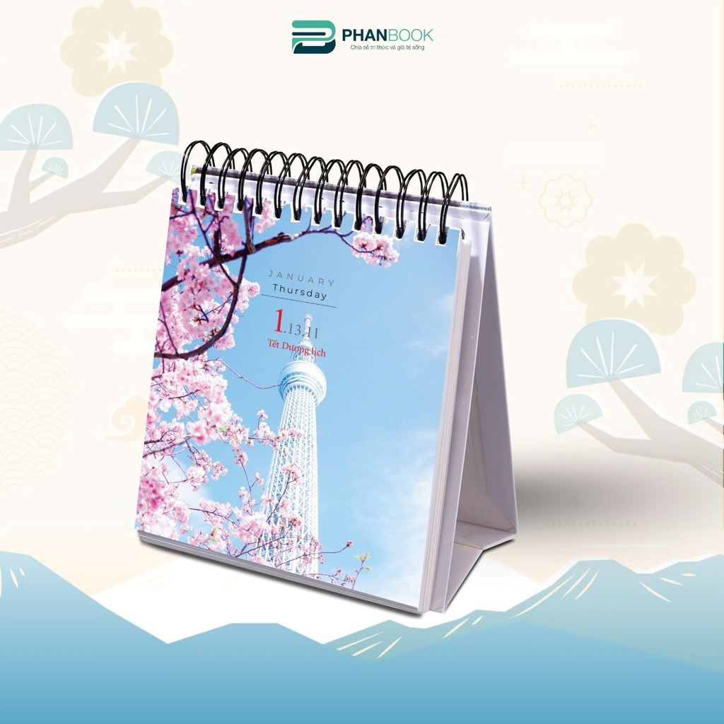 Lịch Bloc Để Bàn Bính Ngọ 2026 - 365 Ngày Vươn Tầm Tỉnh Thức - Đạt Lai Lạt Ma