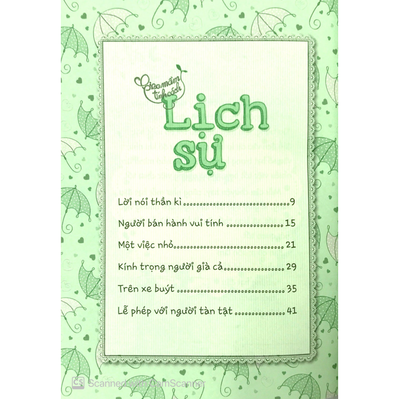 Lịch Sự - Gieo Mầm Tính Cách
