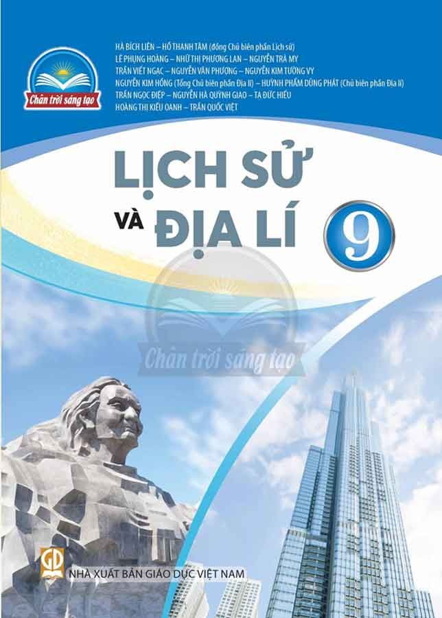 Sách Giáo Khoa Lịch Sử Và Địa Lí Lớp 9 - Bộ Chân Trời Sáng Tạo