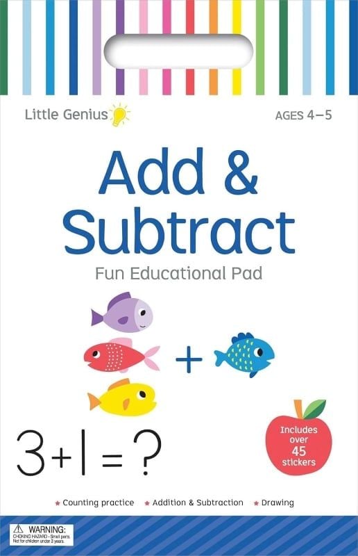 Little Genius Vol. 2 - Small Activity Pad - Add & Subtract