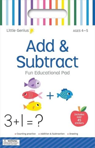 Little Genius Vol. 2 - Small Activity Pad - Add & Subtract