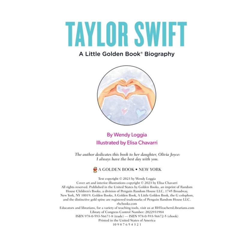 Little Golden: Taylor Swift: Biography