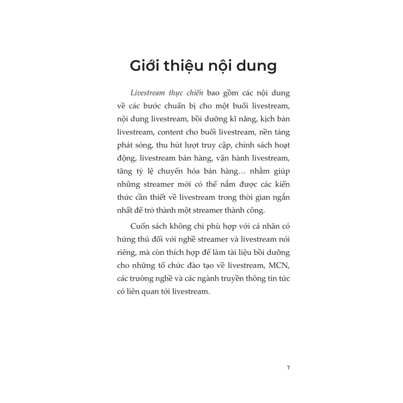 Live Stream Thực Chiến