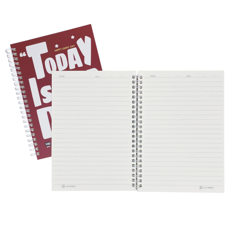 Futurebook - Sổ Lò Xo 120tr Bìa Mềm Good Day A5 100gsm Kẻ Ngang