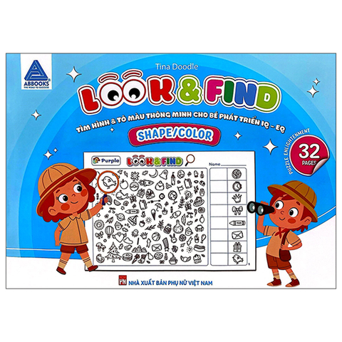 Look & Find - Tìm Hình & Tô Màu Thông Minh Cho Bé… - Shape/Color
