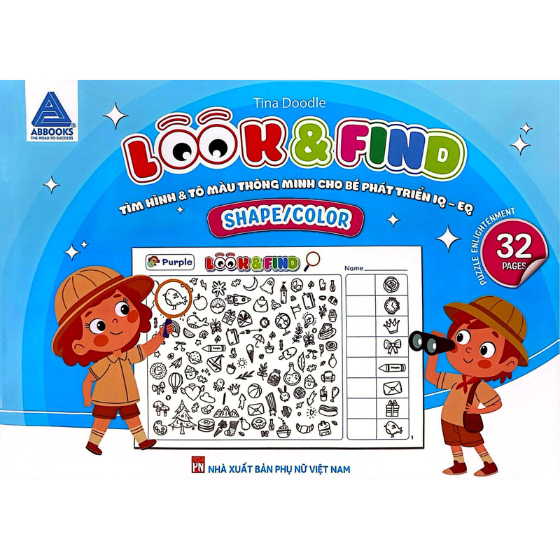 Look & Find - Tìm Hình & Tô Màu Thông Minh Cho Bé… - Shape/Color