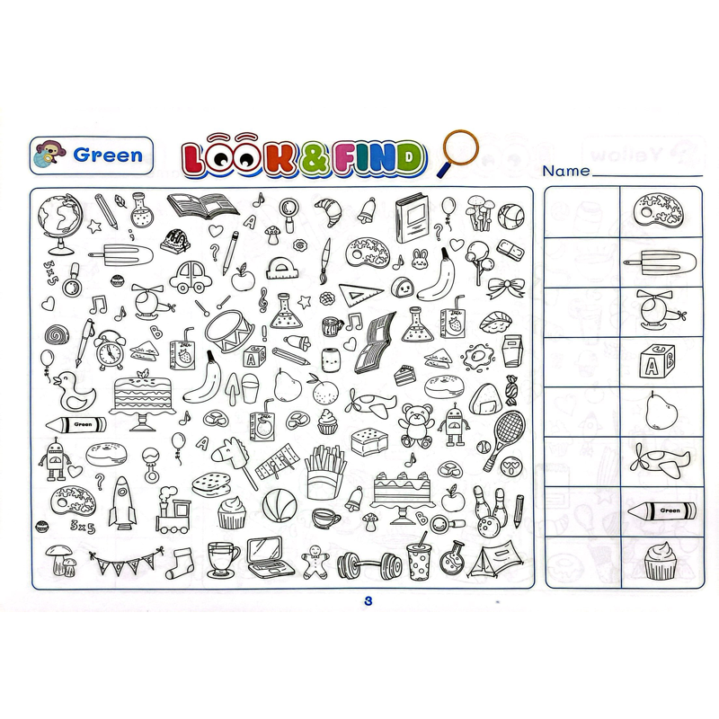 Look & Find - Tìm Hình & Tô Màu Thông Minh Cho Bé… - Shape/Color
