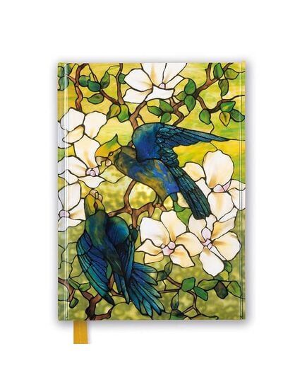 Louis Comfort Tiffany: Hibiscus and Parrots (Foiled Journal)