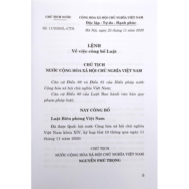 Luật Biên Phòng Việt Nam