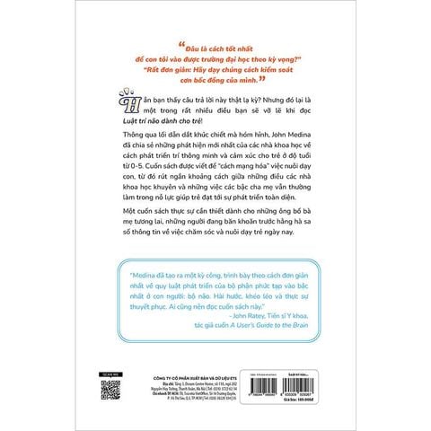 Luật Trí Não Dành Cho Trẻ