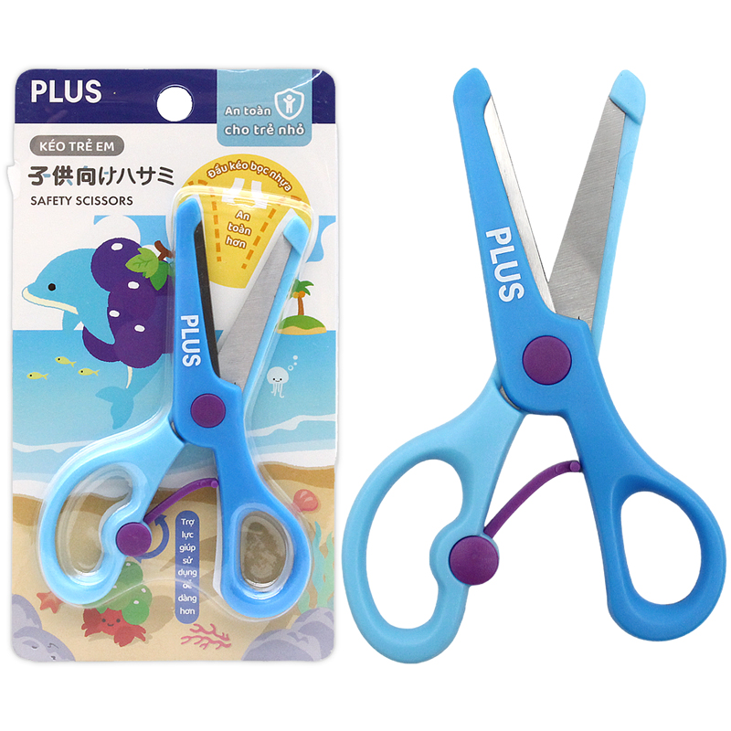Plus - Kéo Tot Kid Scissors - Màu Hồng - 200-V028