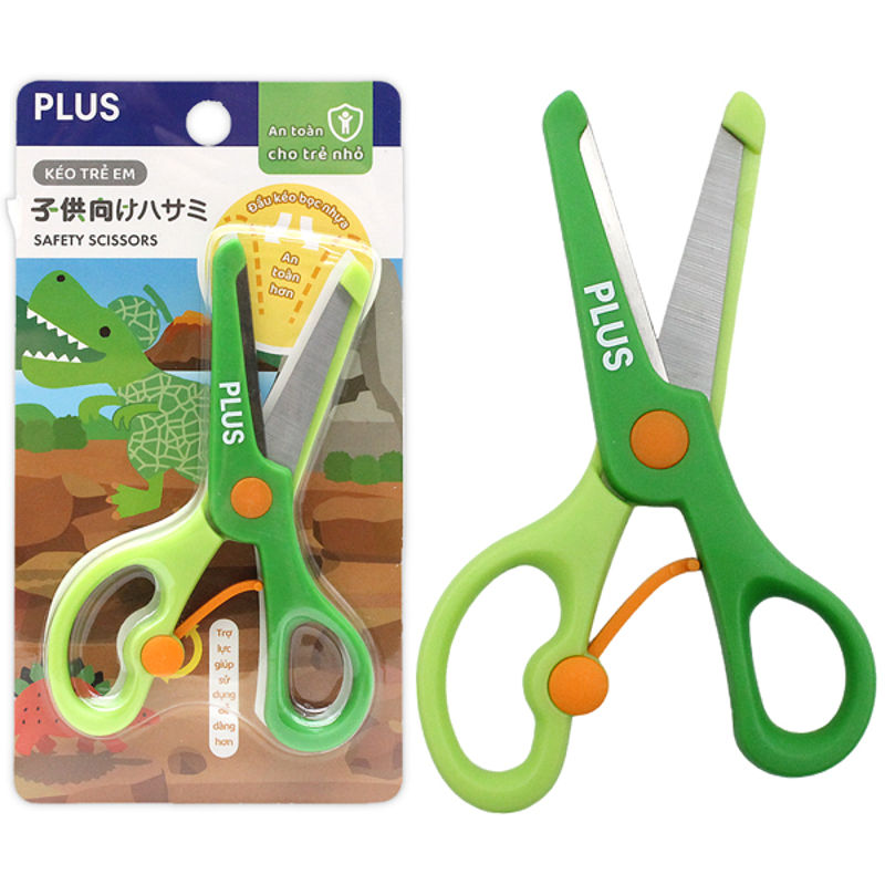 Plus - Kéo Tot Kid Scissors - Màu Hồng - 200-V028