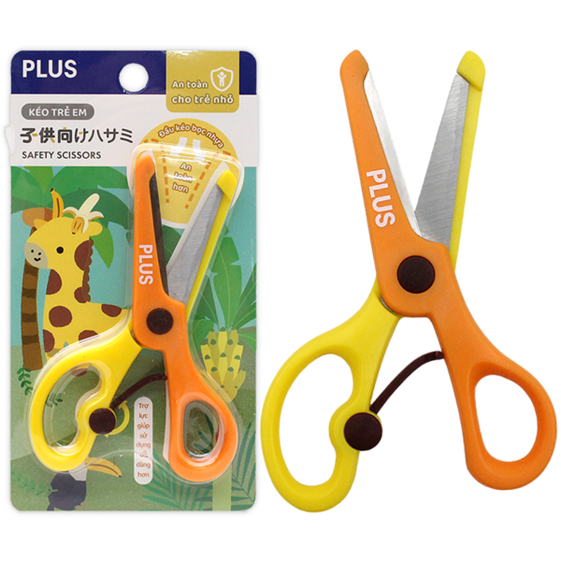 Plus - Kéo Tot Kid Scissors - Màu Hồng - 200-V028