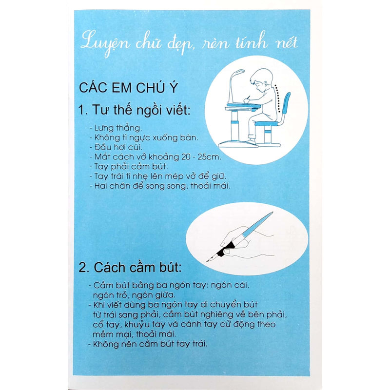 Luyện Viết Đúng Viết Đẹp Quyển 1 Tập 1 (Dùng Cho HSTH)