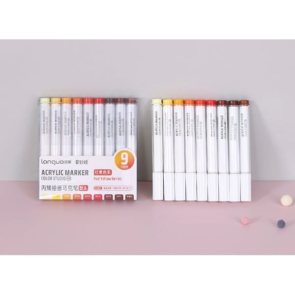 Hộp Bút Vẽ Acrylic Red Yellow Series 9 Màu M510-2