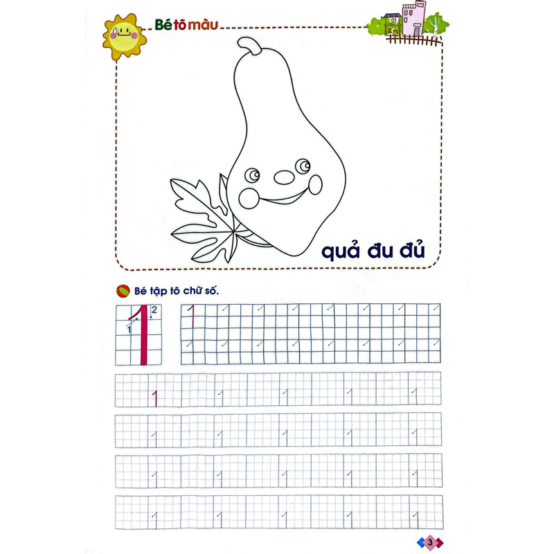 Mai Em Vào Lớp 1- Vở Bé Làm Quen Với Chữ Số- ... 5-6 Tuổi