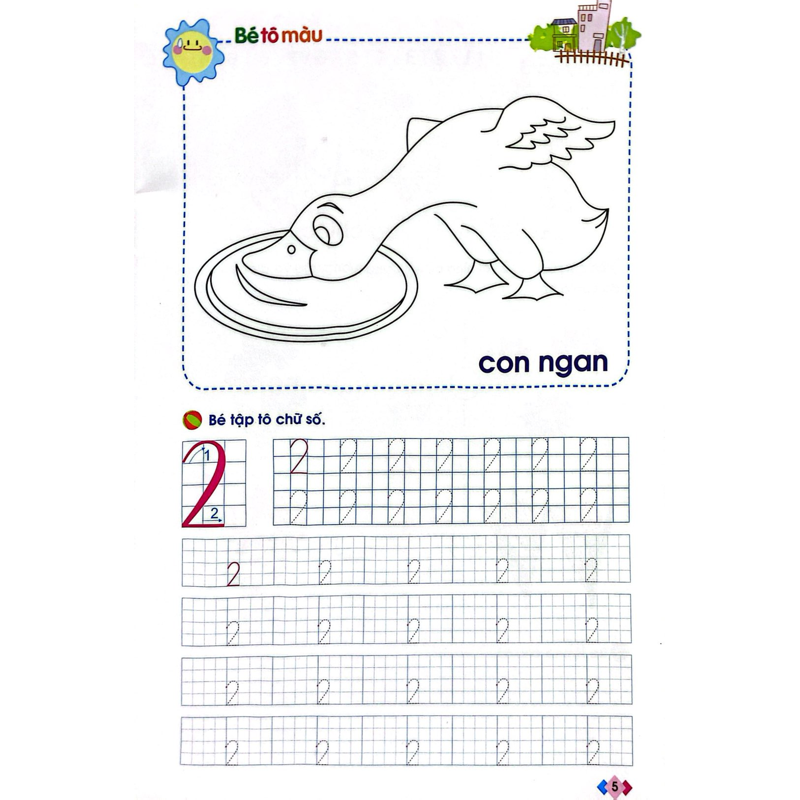 Mai Em Vào Lớp 1- Vở Bé Làm Quen Với Chữ Số- ... 5-6 Tuổi