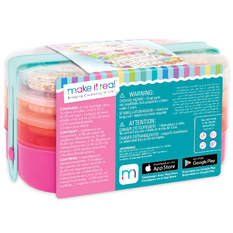 Make It Real Bộ Hộp Làm Vòng Tay Sắc Màu 1710MIR