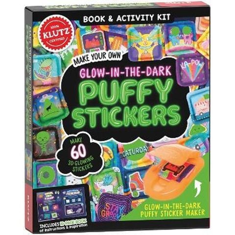 Make Your Own Glow-in-the-Dark Puffy Stickers (Klutz)