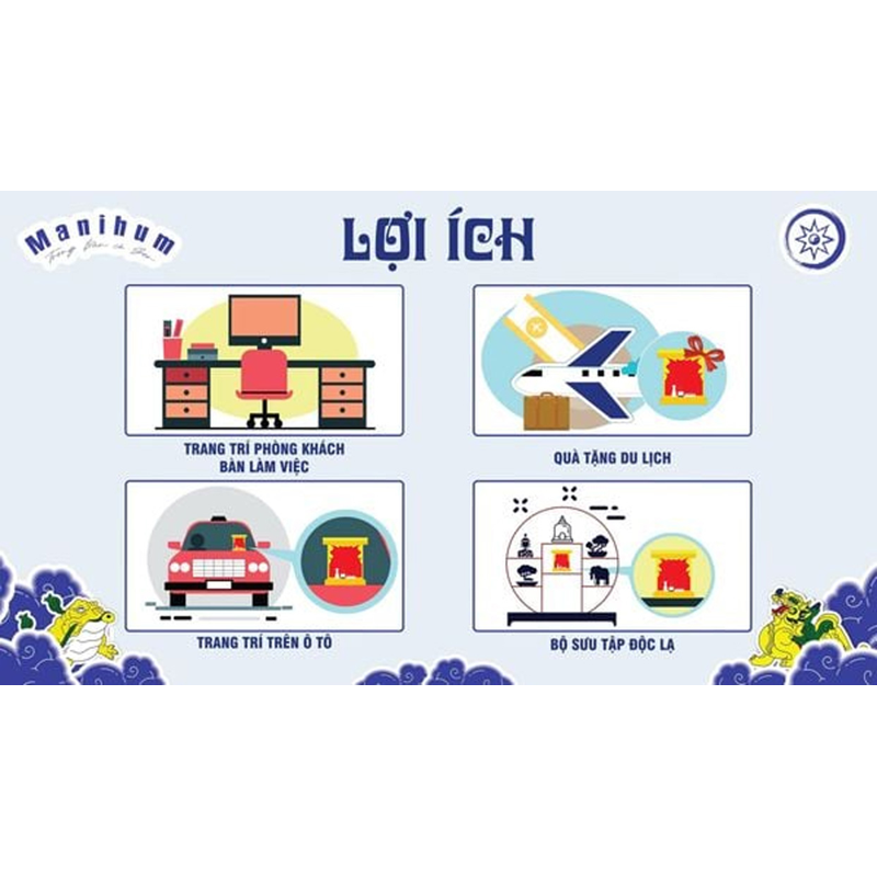 Manihum Đài Tụ Tam Lộc BTL01