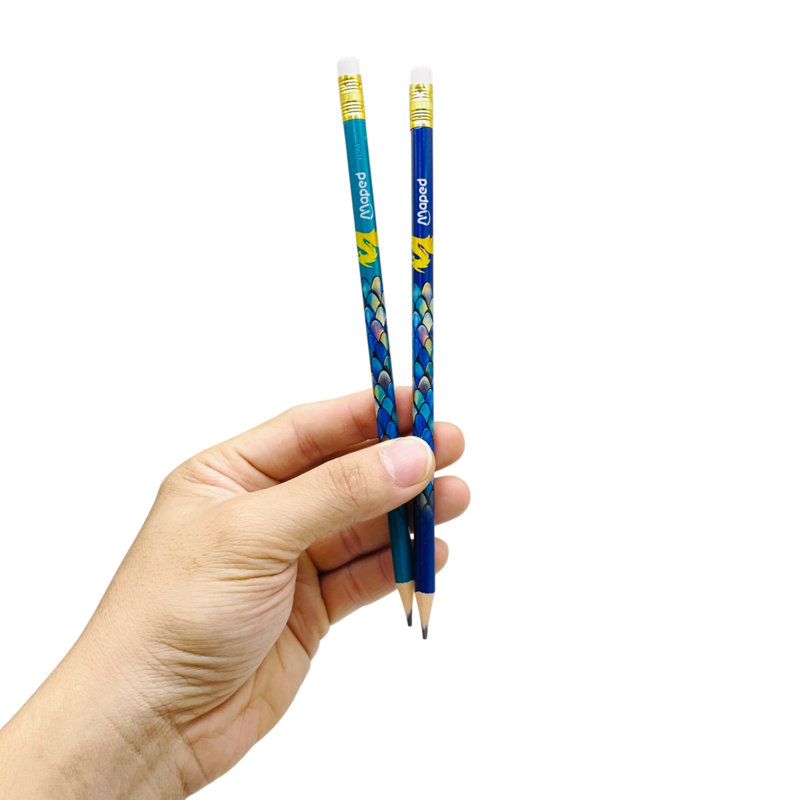 Maped - Chì Đen Có Gôm Họa Tiết Rồng HB