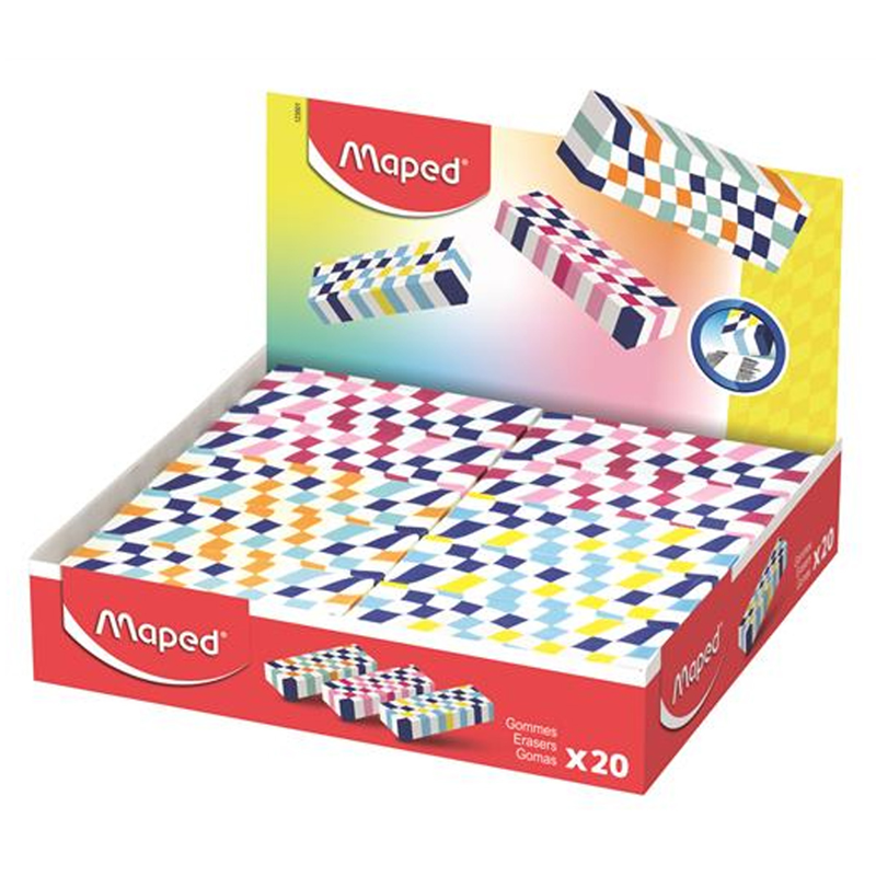 Maped - Gôm Sạch Bàn Cờ Loại Trung 123501 (Giao mẫu ngẫu nhiên)