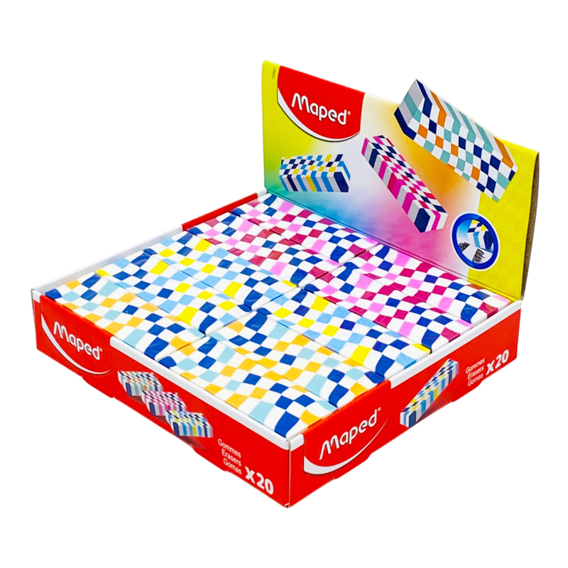 Maped - Gôm Sạch Bàn Cờ Loại Trung 123501 (Giao mẫu ngẫu nhiên)