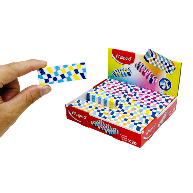 Maped - Gôm Sạch Bàn Cờ Loại Trung 123501 (Giao mẫu ngẫu nhiên)