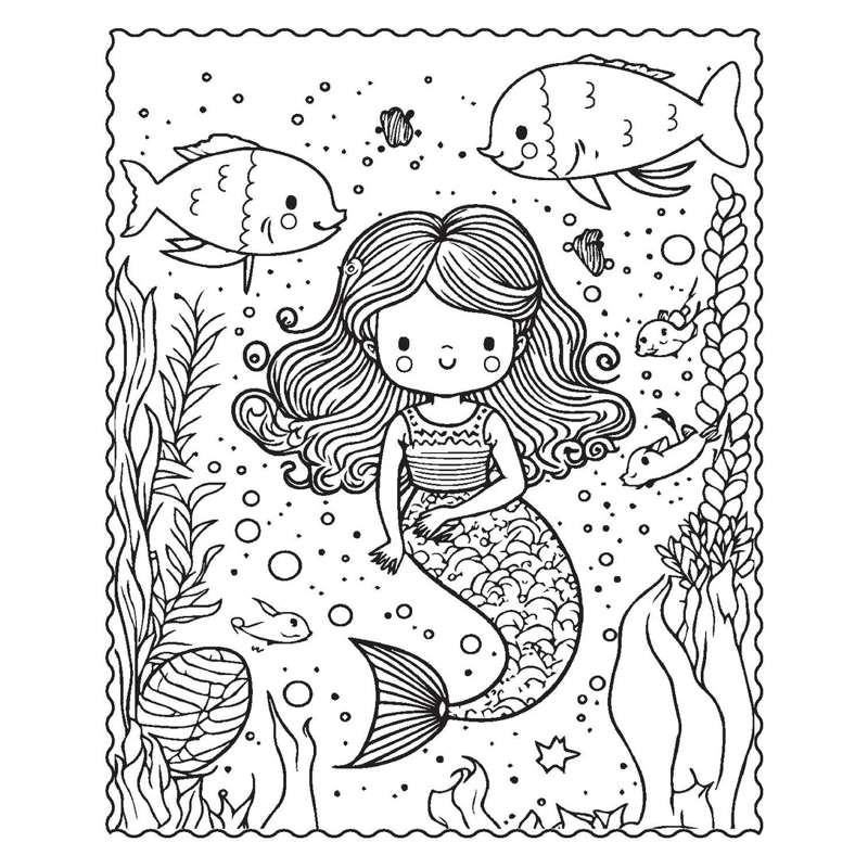 Markerific - Activity Folder - Mermaid Metallics