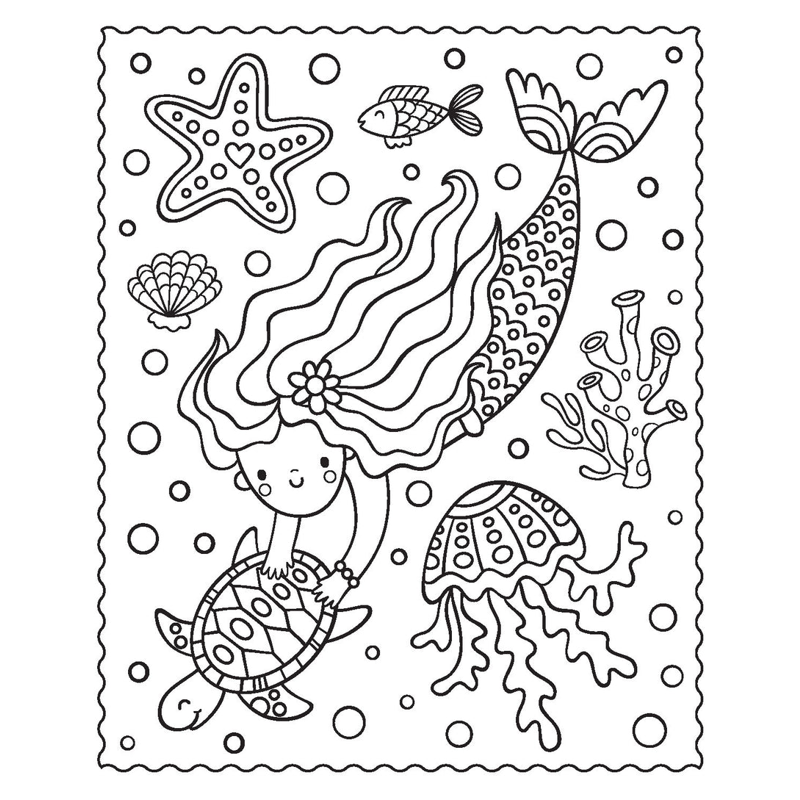 Markerific - Activity Folder - Mermaid Metallics