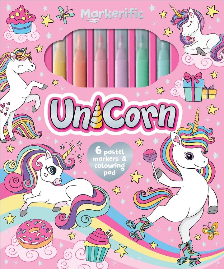 Markerific - Activity Folder - Unicorn