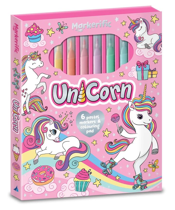 Markerific - Activity Folder - Unicorn