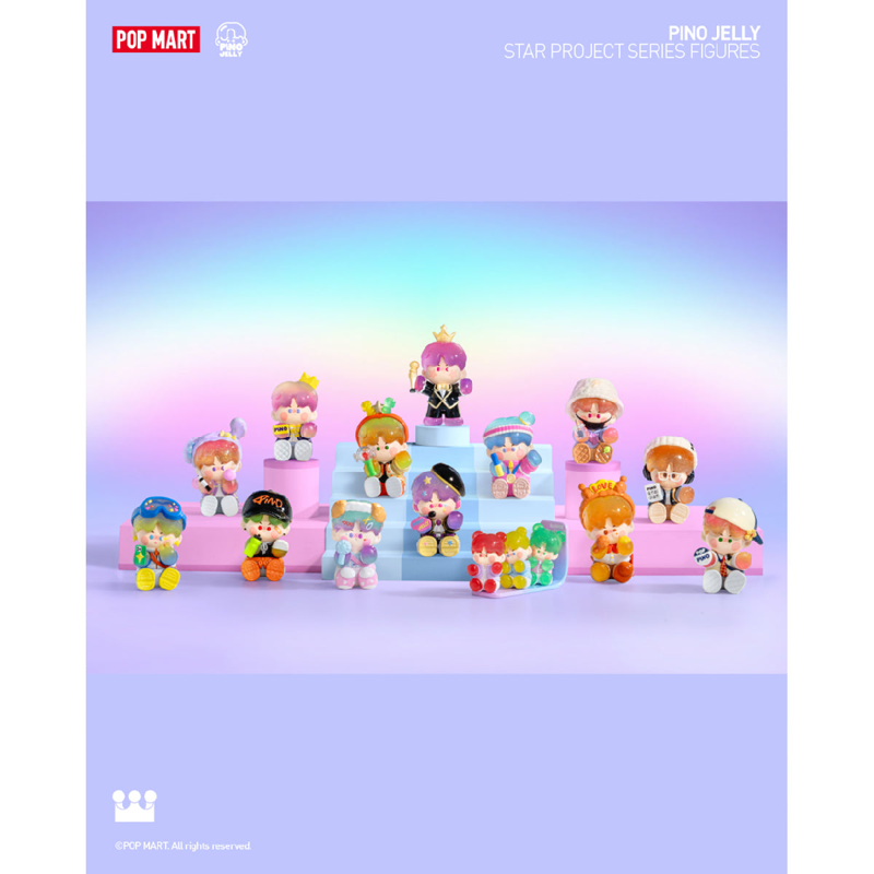 Pop Mart - Mô Hình Pino Jelly Star Project Series Figures (Giao mẫu ngẫu nhiên)