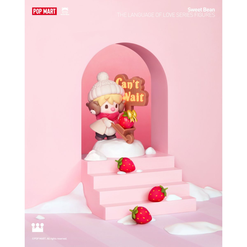 Pop Mart - Mô Hình Sweet Bean the Language of Love Series Figures (Giao mẫu ngẫu nhiên)