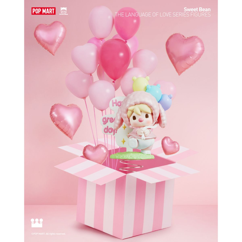 Pop Mart - Mô Hình Sweet Bean the Language of Love Series Figures (Giao mẫu ngẫu nhiên)