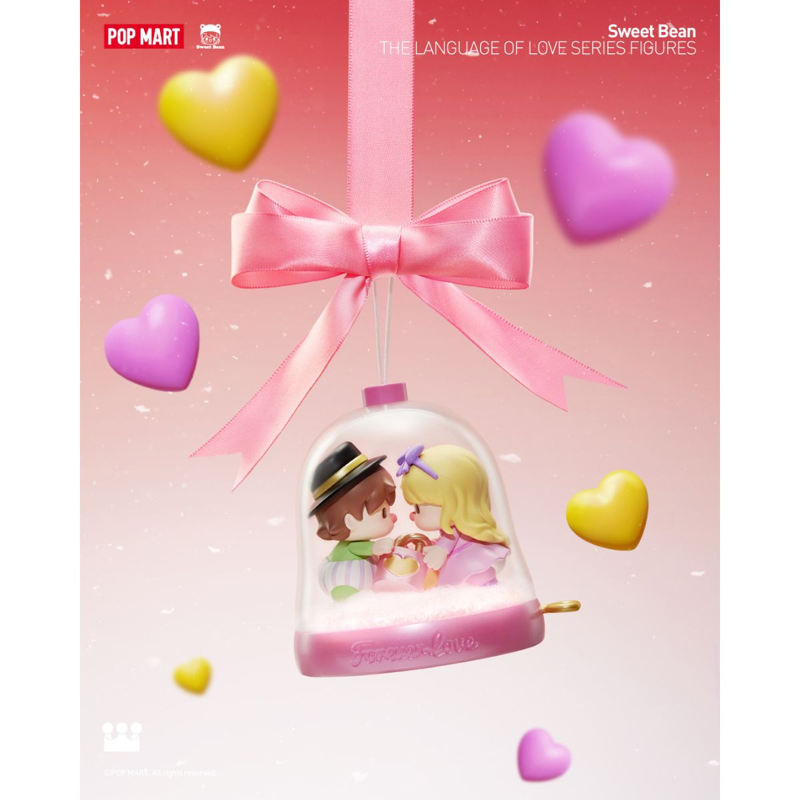 Pop Mart - Mô Hình Sweet Bean the Language of Love Series Figures (Giao mẫu ngẫu nhiên)