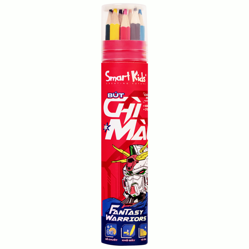 Smartkids - Hộp 12 Bút Chì Màu Fantasy Wariors CP30