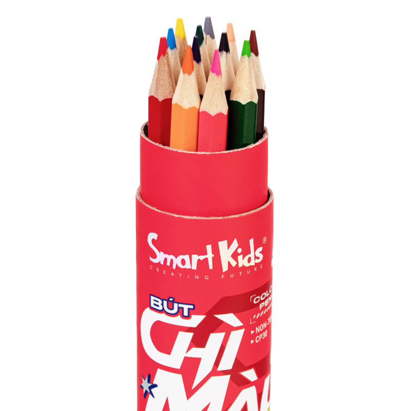 Smartkids - Bút Chì Màu Fantasy Wariors CP31 (Hộp 18 màu)