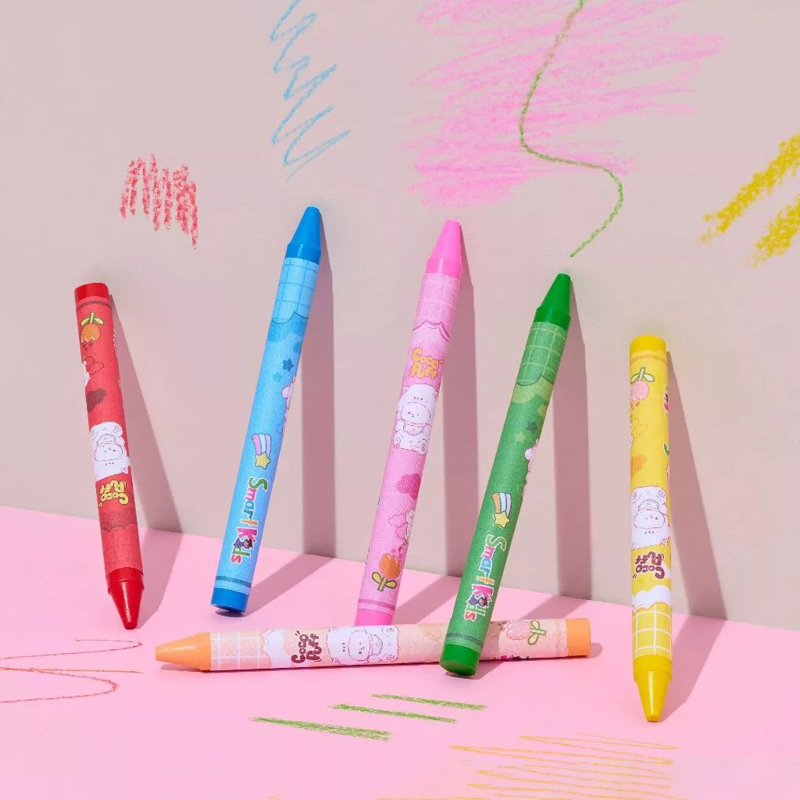 Smartkids - Hộp 18 Sáp Màu Coco Puff CR26