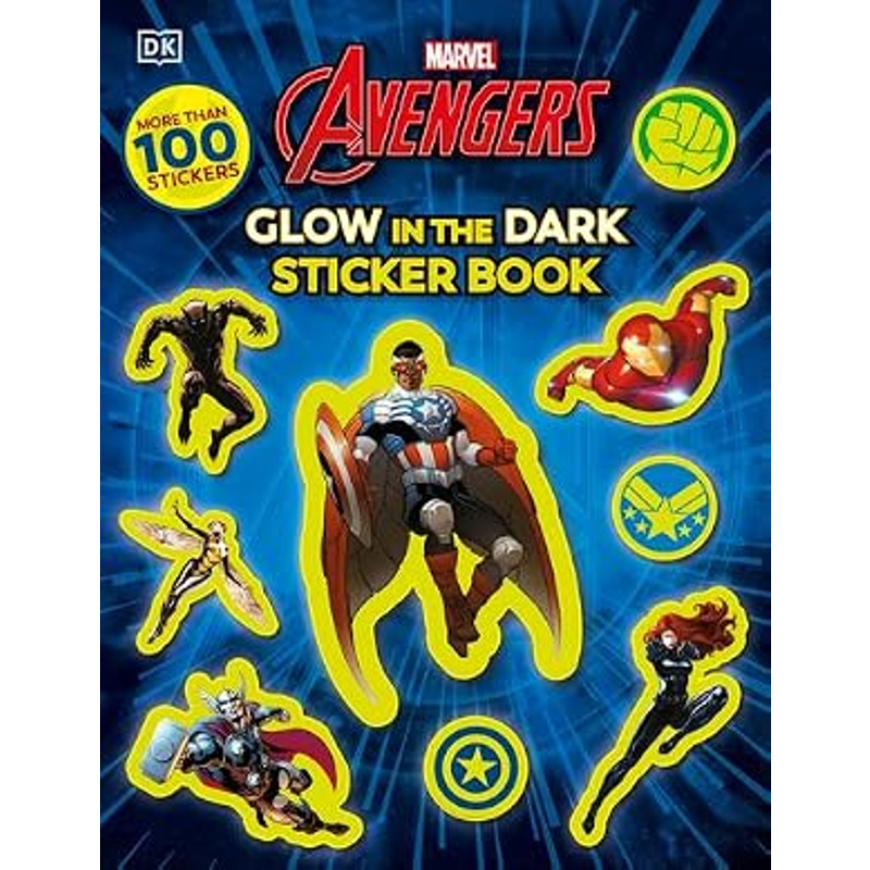Marvel Avengers Glow In The Dark Sticker Book