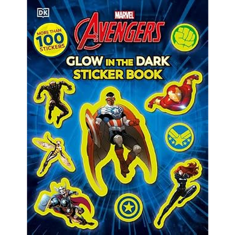 Marvel Avengers Glow In The Dark Sticker Book