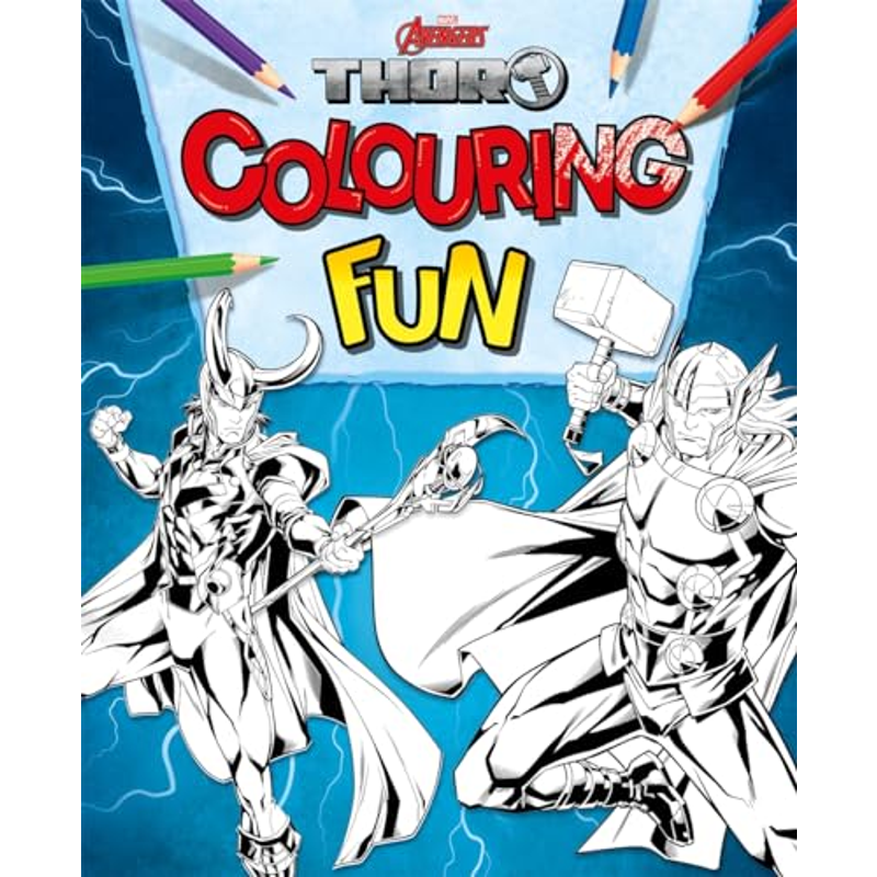 Marvel Avengers Thor: Colouring Fun