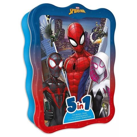 Marvel Spider-Man: 5-In-1 Tin