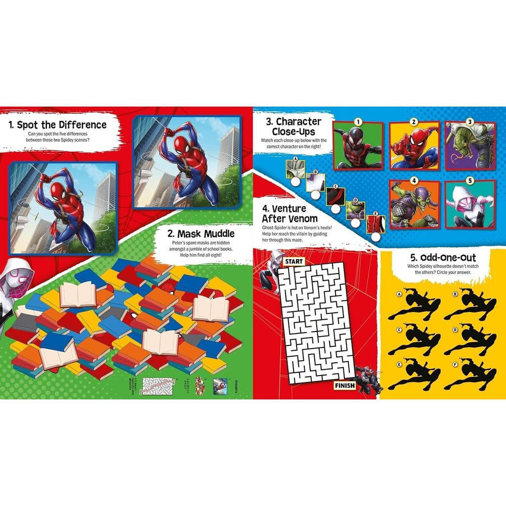 Marvel Spider-Man: Fridge Magnets Activity Book And Craft Kit