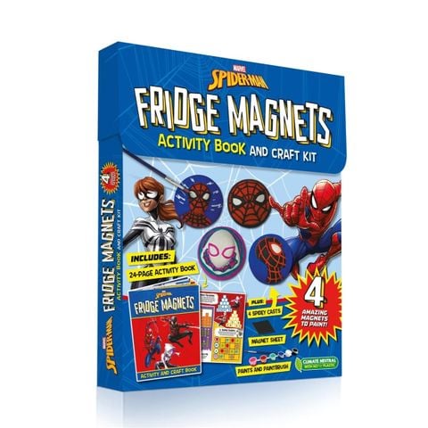Marvel Spider-Man: Fridge Magnets Activity Book And Craft Kit
