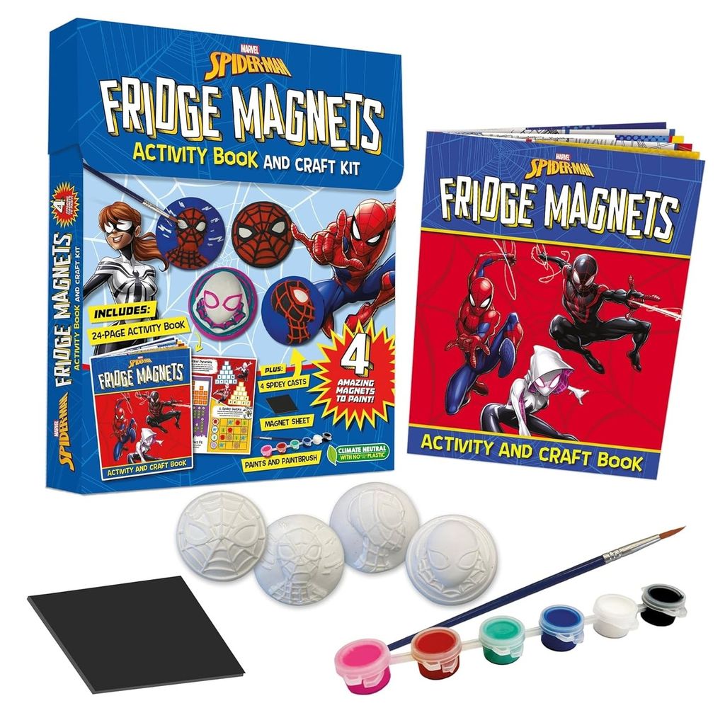 Marvel Spider-Man: Fridge Magnets Activity Book And Craft Kit